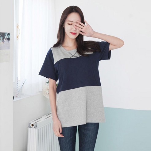 반팔 3단 수유티