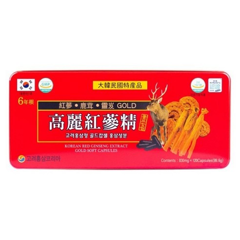 고려홍삼정골드캅셀 홍삼성분, 99.6g, 1개