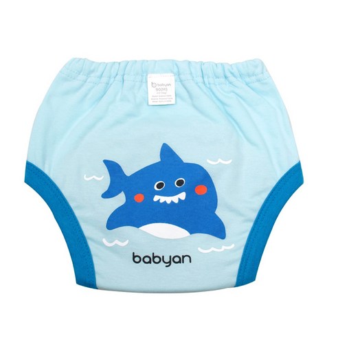 베이비앙 배변훈련팬티 5중방수, 상어