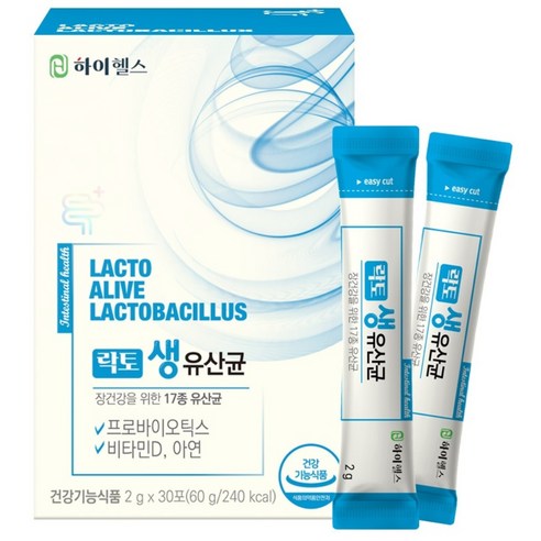 하이헬스 락토 생 유산균, 60g, 1박스