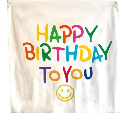 33C 홈 생일축하포스터 가랜드, 13 스마일 100_75