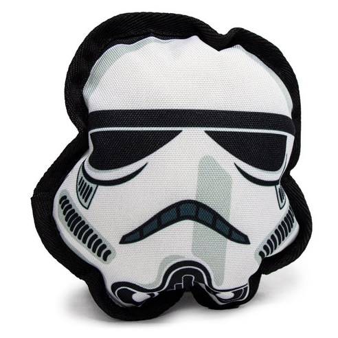 버클다운 스타 워즈 도그 토이 스퀴커 플러쉬 강아지용 봉제장난감, 1개, Stormtrooper Head