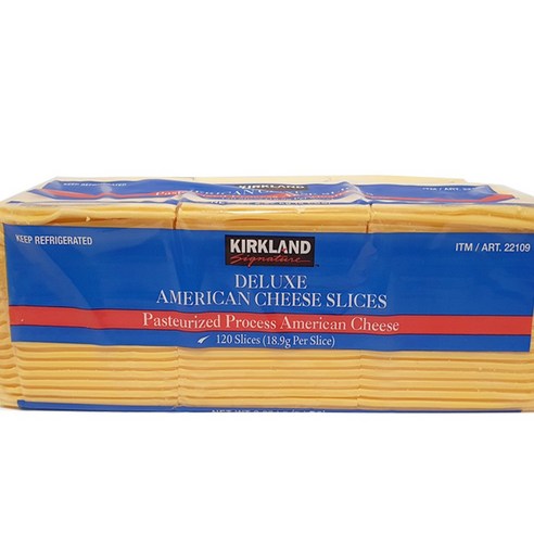 넉넉한 용량과 활용도 갑! 커클랜드 슬라이스 치즈로 식탁을 풍성하게