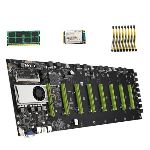 4GB RAM 128G W/ USB 2.0이 있는 그래픽 마더보드 CPU 그룹, 575x195mm, 검은 색, 합금