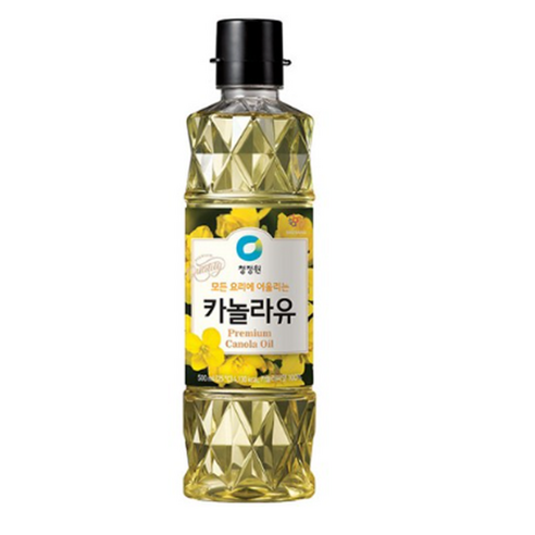 청정원 카놀라유, 500ml, 2개