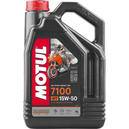 Motul 104299 7100 15W-50 모터 오일 완전 합성 오토바이 엔진 윤활유, 기본