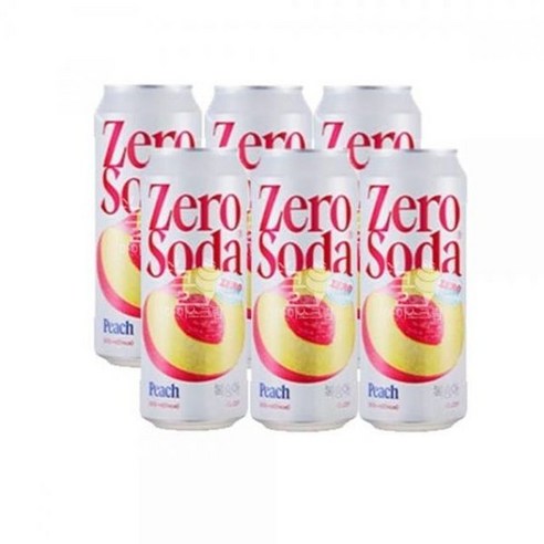500ml 복숭아 클룹 6개 제로소다 클룹제로소다 제로소 - 기타파티소품 | 쿠팡