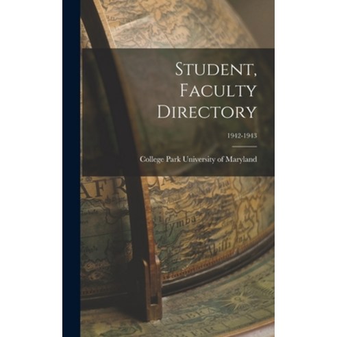 (영문도서) Student Faculty Directory; 1942-1943 Hardcover, Hassell Street Press, English, 9781014281272