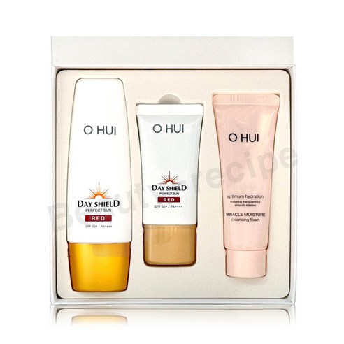 오휘 데이쉴드 퍼펙트 선 레드 50ml + 30ml 증량 세트, 1개