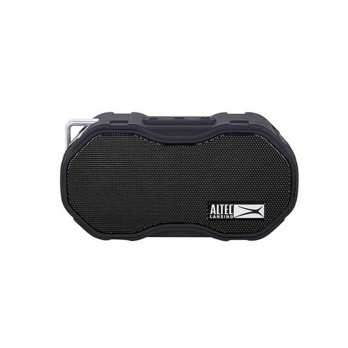 Altec Lansing Baby Boom XL 휴대용 블루투스 스피커 깊은 베이스 및 큰 사운드가 있는 방수 여행 스포츠 집 야외 파티를 위한 30.5m(100피트) 범위 (블랙, 블랙