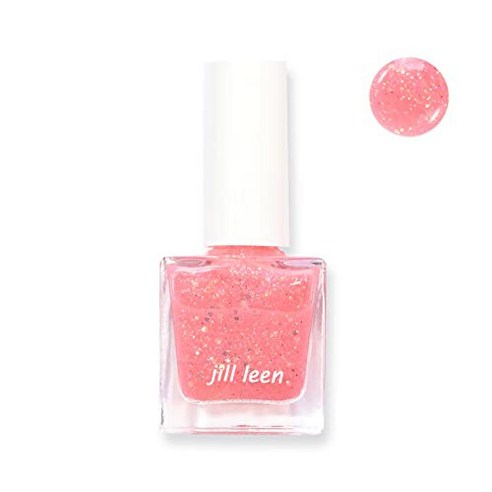 jill leen 질린 섬유 네일 보석 네일 매니큐어 광택 9ml (C1 딸기 사탕) jill leen ジルリーン 繊維ネイル 宝石ネイル マニキュア ポリッシュ 9ml (C1 ストロベ