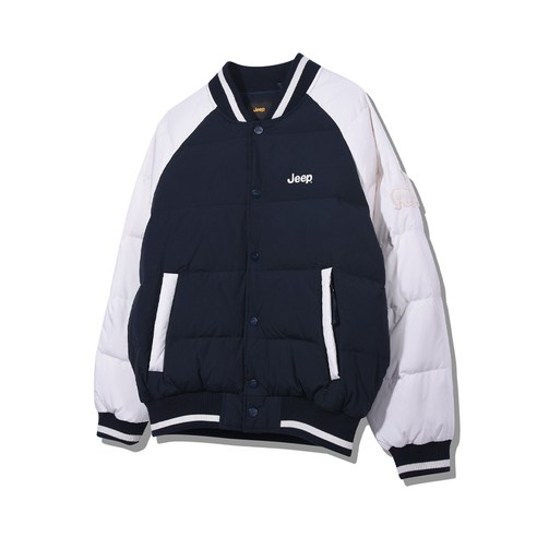 지프 Jeep 공용 배색 다운 봄버 점퍼 중계점