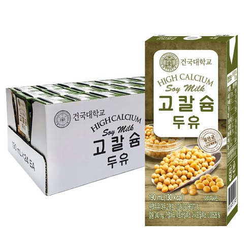 라이브잇 건국 두유 _190ML*16(팩), 190ml, 144개