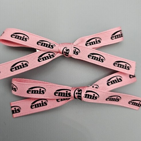 핑크빛 설렘을 더하는 이미스 리본 헤어 클립