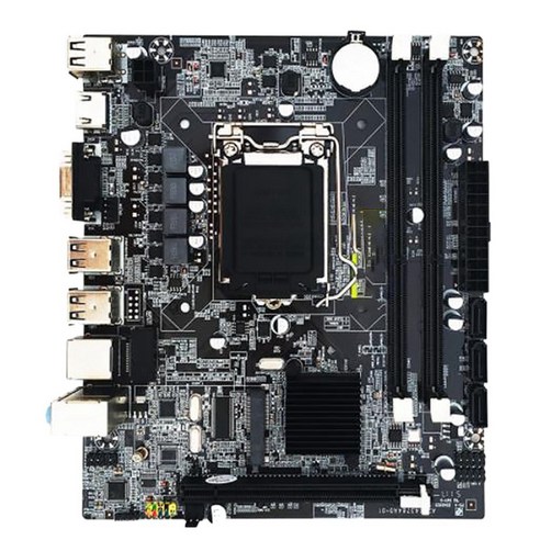 노 브랜드 전문 마더 보드 H55 LGA 1156 DDR3 RAM USB 2.0 데스크탑 컴퓨터 6 채널 메인, 마더보드