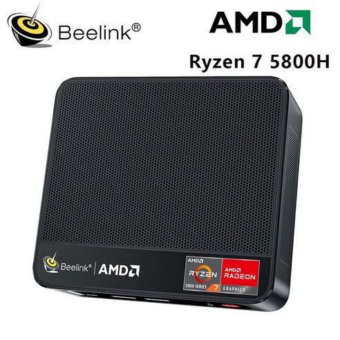 Beelink SER5 Plus AMD Ryzen 7 5800H 미니 PC 윈도우 11 DDR4 16GB 32GB 500GB SSD WIFI6 BT 데스크 게임 컴퓨터 SER6 P, 01 16GB 500GB_03 UK, 01 AMD Ryzen 7 5800H