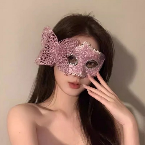 하이유니 엘레강스 미스틱 무도회 할로윈 파티 가면, 1개, #7