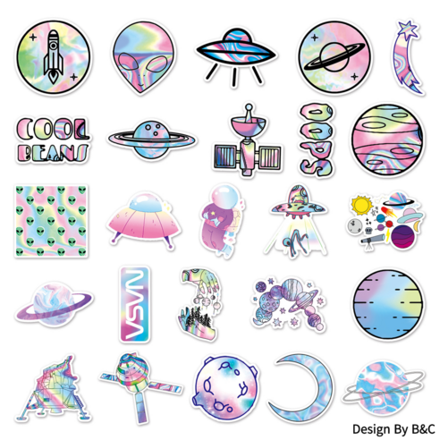 홀로그램 매력과 실용성이 하나로: 홀로그램 노트북 방수 스티커