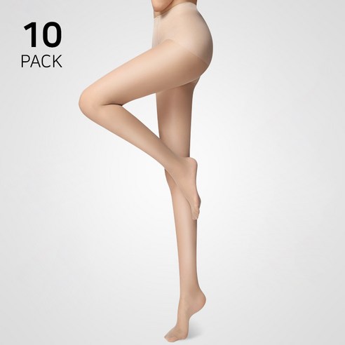 패션파트너 여성용 고탄력 20D 팬티스타킹 10p