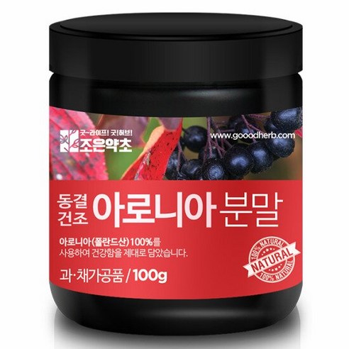 조은약초 폴란드 아로니아 가루 100g, 1개