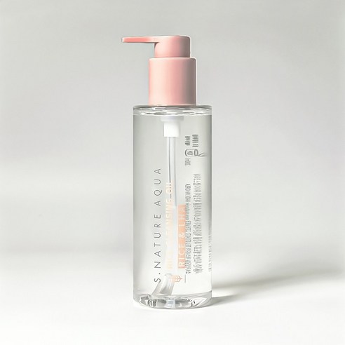 에스네이처 아쿠아 라이스 클렌징오일 모공 피지 블랙헤드 저자극 딥클렌징 Cleansing Oil, 1개, 200ml