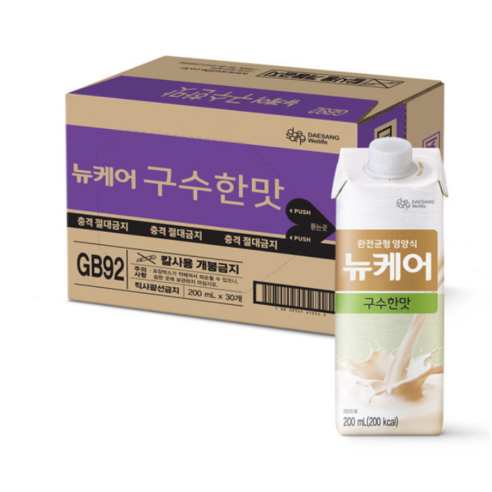 대상웰라이프 뉴케어 구수한맛, 200ml, 30개