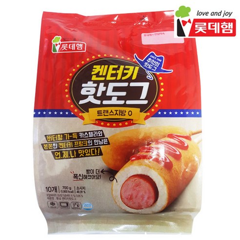 롯데푸드 켄터키 핫도그 700g, 1개