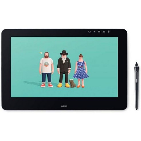 와콤 DTH1620AK0 신티크 프로 16 그래픽 태블릿 링크 플러스 블랙, Cintiq Pro New, 1개