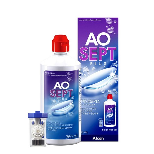 렌즈 착용, 매일 찝찝하고 불편하신가요? 에이오셉 플러스 솔직 사용 후기! 에이오셉