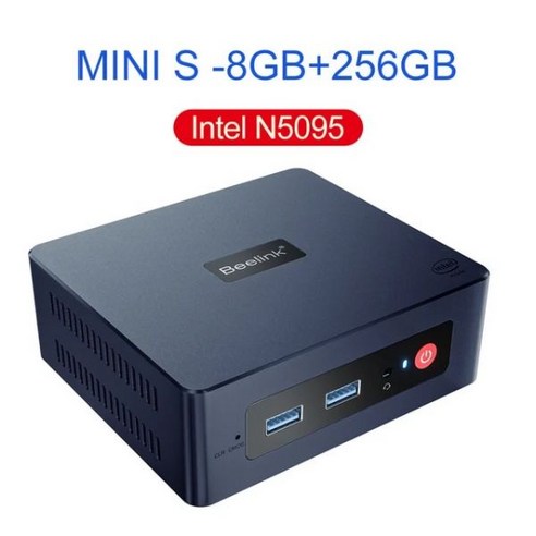 Beelink 미니 S 데스크탑 게이밍 PC 컴퓨터 인텔 11 세대 N5095 미니 S12 프로 N95 N100 8GB 256GB 16G 500G 1000M WiFi5, CHINA, Mini S-8G256G