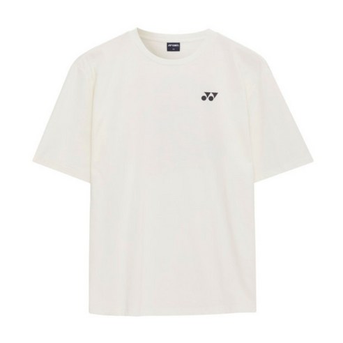 요넥스 배드민턴 오버핏 남녀공용 반팔티셔츠 크림 241TS057U