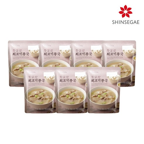 [피코크] 정갈한 소고기 무국 500g x 7팩