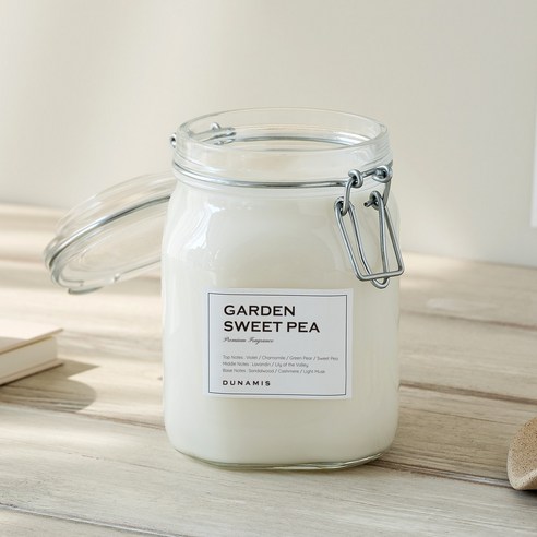 뒤나미스 1000ml 대용량 소이 캔들 심지 없는 캔들 워머 전용, 1. 가든스윗피, 1L