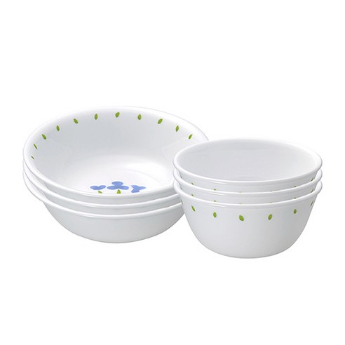 푸른빛 감성으로 식탁을 물들이다, ****** 리틀블루 공기대접 6P