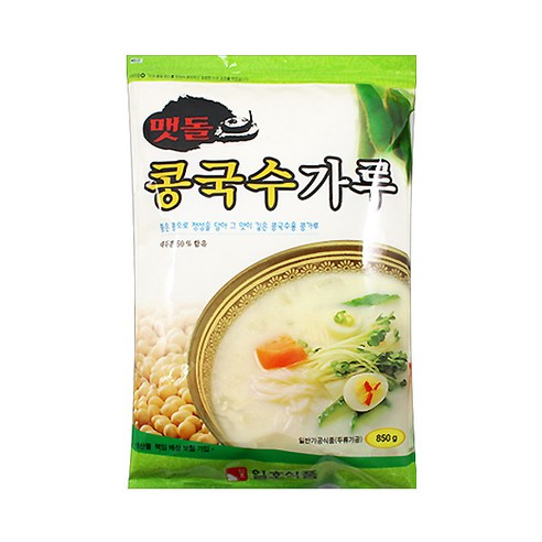 일호식품 맷돌 콩국수가루 850g/무배, 10개, 850g