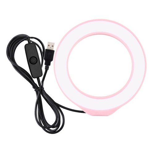 LED 링 라이트 4.7인치(1.5m USB 코드 포함) YouTube 사진 블로깅을 위한 전문 메이크업 셀카 라이트 링, {"사이즈":"16cm"}, {"색상":"다색"}, {"수건소재":"아크릴로 니트릴 부타디엔 스티렌 플라스틱"}