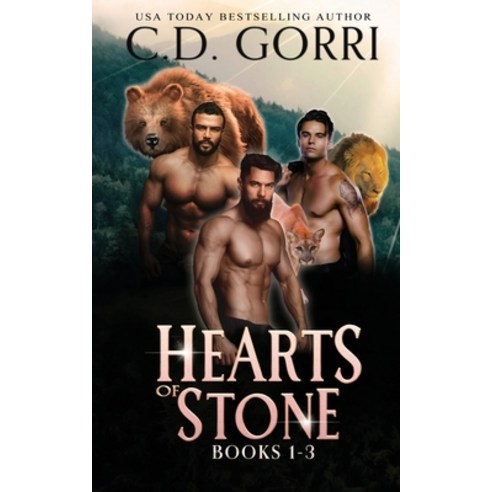 (영문도서) Hearts of Stone: Books 1-3 Paperback, Naughty Nights Press LLC, English, 9781773574912