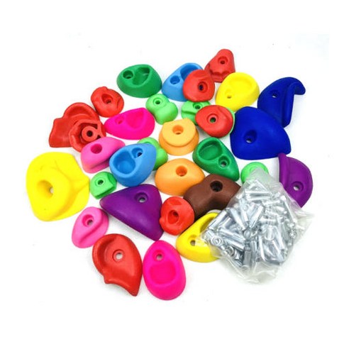 클라이밍홀드 암벽홀더 크라이밍 실내암벽, 클라이밍홀더(콘크리트용앙카32pcs)
