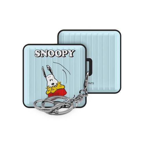 스누피 버즈2 라이브 프로 버즈2프로 호환 아머케이스(기본키링), 02.드림-색소폰 스누피