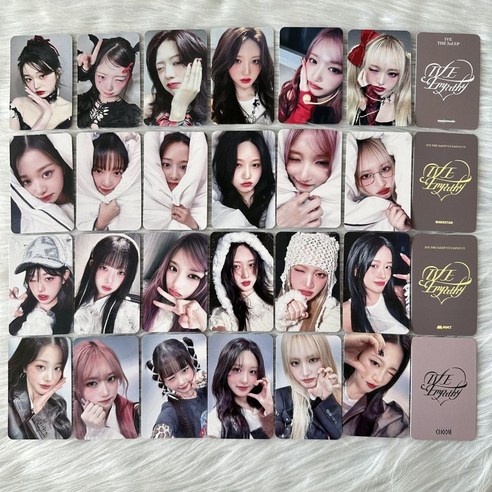 IVE 아이브 포카 미니3집 엠파시 empathy 행운카드 Digipack Ver pb 특전카드 am1.0 sw1.0 wm1.0 아이돌 컴백 앨범 굿즈 포토카드, 24장-2