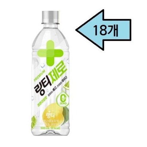 링티제로 레몬라임맛, 500ml, 24개