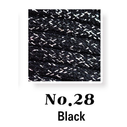 5.0mm 100yard 실버 글로시 대용량 촘촘 우동실 청키스트링 소프트 폴리에스터 우동끈 가벼운실 타래발송, 1개, No.28