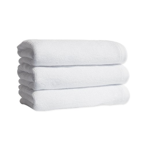 국산 습포타올 소형 수건 73cm X 32cm (30수 70g), 화이트, 1개