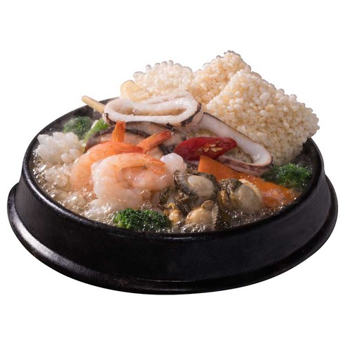 아빠식당 해산물 가득 해물누룽지탕760g(누룽지탕+찹쌀누룽지) 2인분