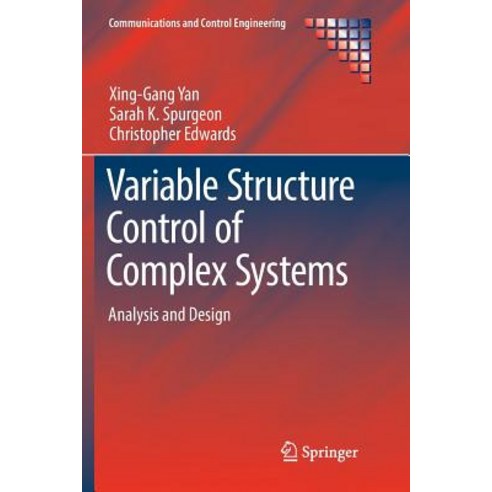 (영문도서) Variable Structure Control of Complex Systems: Analysis and Design Paperback, Springer, English, 9783319840574