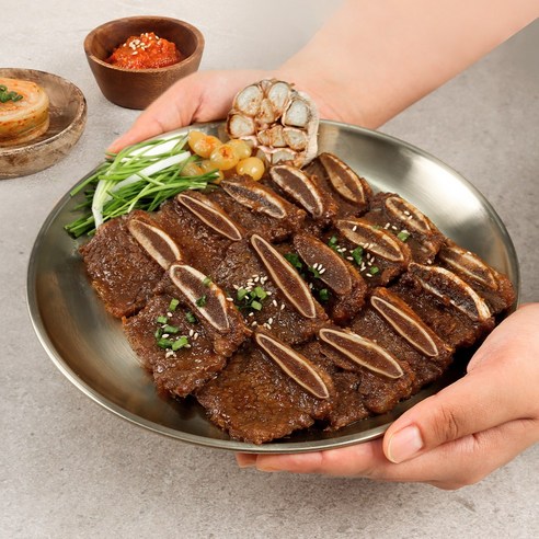 마녀바스켓 진심갈비 양념 LA갈비, 2개, 1kg