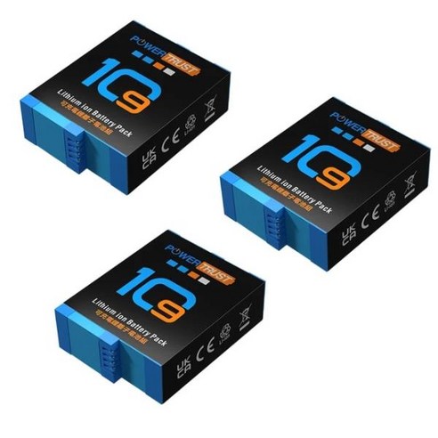 고프로 히어로 11 9 10 카메라용 배터리, 03 3x Battey