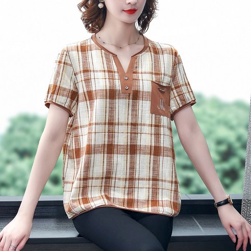 여름철 엄마들의 든든한 파트너, 에디에퀸 엄마옷 티셔츠