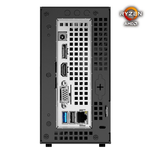 ASRock DeskMini X300 Basic 120W 에즈윈 미니 베어본 PC - CPU 쿨러/베사 마운트 키트/측면 USB 2.0 확장 2포트 케이블 미포함