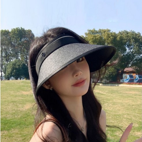 MH지나 와이드 밀집 모자 자외선 차단 썬캡+조절스트랩증정 헬렌카민스키 Best Top5 12 러벨유 햇빛차단 13cm 라탄 썬캡 와이드챙 돌돌이